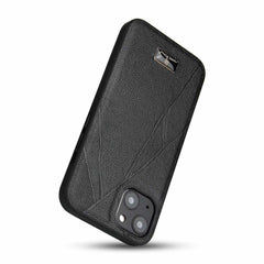 iPhone 14 Plus Case Fierre Shann Shockproof Protective - Ox Tendon Black