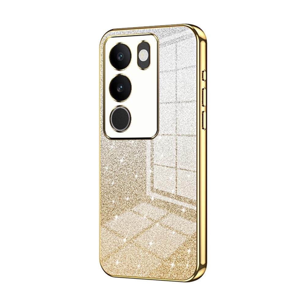 Vivo V29 Case Shockproof Protective TPU Glitter - Gold