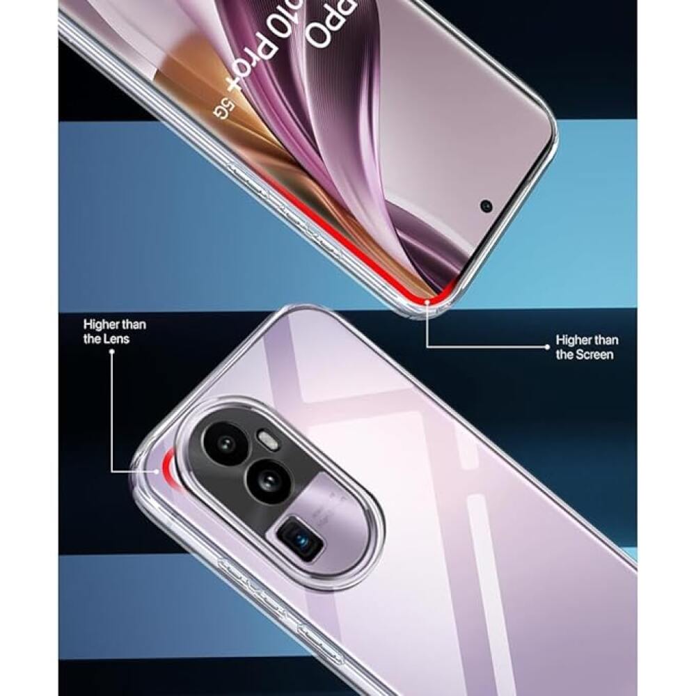 Oppo Reno10 Pro Plus Case Shockproof TPU - Transparent