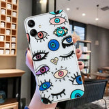 Samsung Galaxy A05 Case Eye Monster Pattern TPU