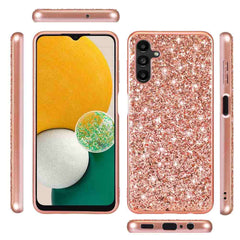 Samsung Galaxy A25 5G Case Shockproof TPU Glitter - Gold