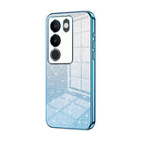 Vivo V29 Case Shockproof TPU Glitter - Sapphire blue