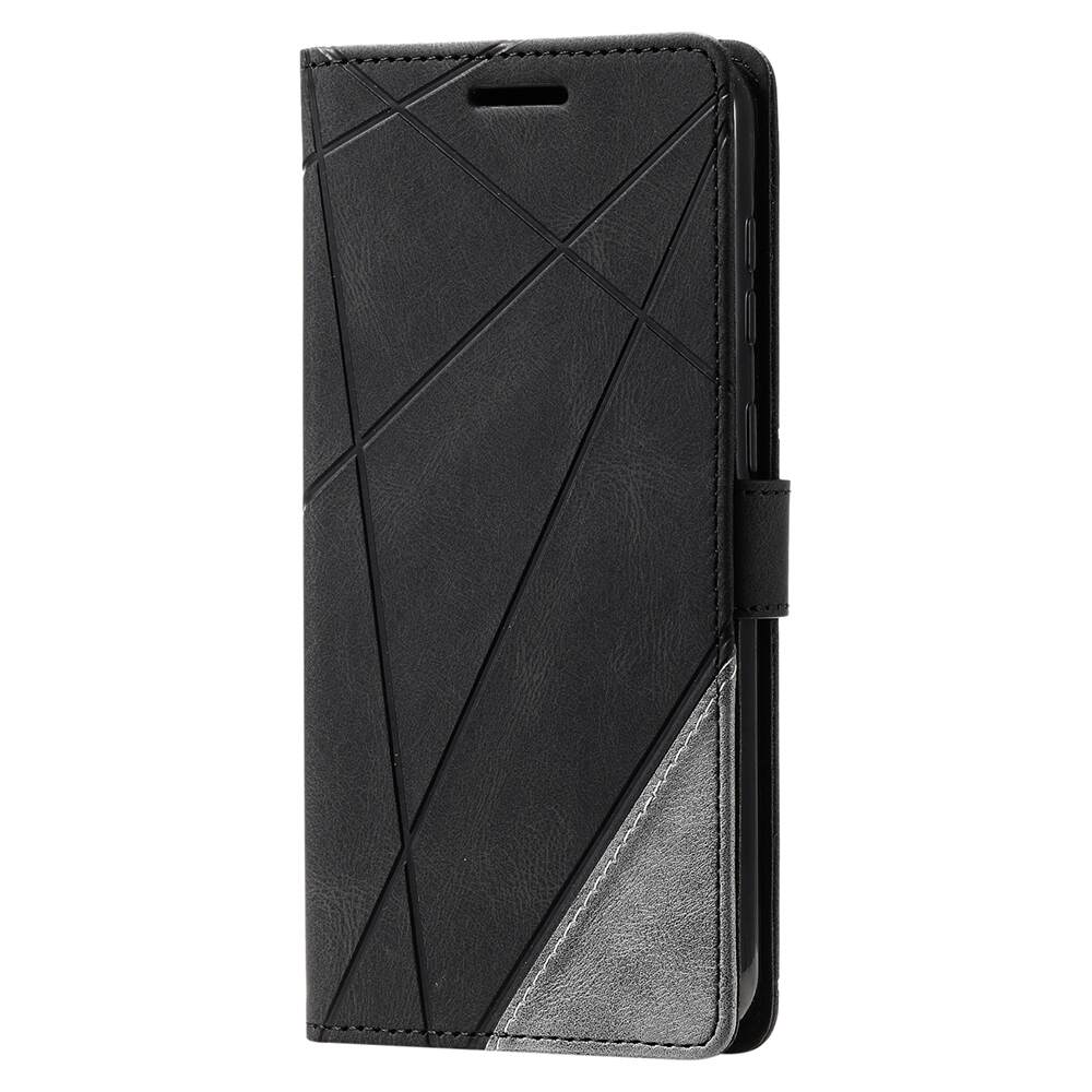 Samsung Galaxy S23 5G Case Skin Feel Splicing PU Leather - Black