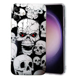 Samsung Galaxy A05 Case Shcokproof Pattern TPU - Skull