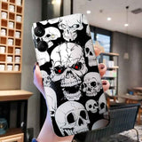 Samsung Galaxy A05 Case Shcokproof Pattern TPU - Skull