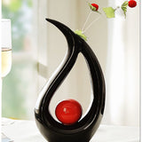 Statue Ceramic Vase Home Decoration Office Garden Decoration