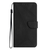 Samsung Galaxy A23 4G / 5G Case Stitching Embossing PU Leather - Black