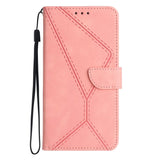 Samsung Galaxy A23 4G / 5G Case Stitching Embossing PU Leather - Pink