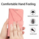 Samsung Galaxy A23 4G / 5G Case Stitching Embossing PU Leather - Pink