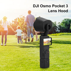 Sunshade Lens Protective Cover Hood For DJI OSMO Pocket 3 - Black