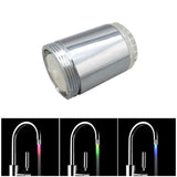 Temperature Sensitive 7 Colour Gradient LED Water Faucet Light Water