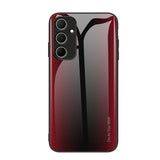 Samsung Galaxy A35 5G Case Texture Gradient Glass - Red