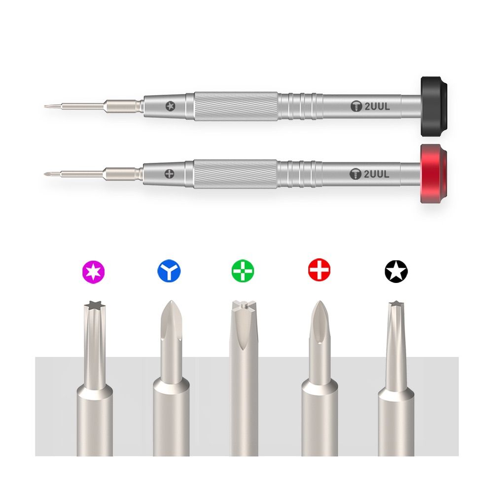 Torx T2 screwdriver with a vibrant and colourful fly shaft design