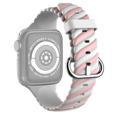 Twist Band for Apple Watch 49mm / 45mm / 44mm / 42mm - Macaron Pink White