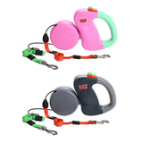 Two-headed Creative Automatic Retractable Pet Traction Rope