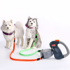 Two-headed Creative Automatic Retractable Pet Traction Rope