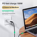 USB C To C Cable PD 100W 5A Fast Charging 2M