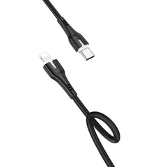 USB C to Lightning Cable HOCO PD 18W Fast Charging 1M Black