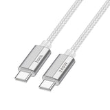 USB C to USB C Cable 240W PD Nylon Braided Metallic HOCO U134 - 1.8M