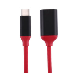 USB-C / Type-C 3.1 Male to USB 3.0 Female OTG Converter Adapter Cable - Red