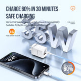 USB Wall Charger 35W GaN Ultra Fast Charger w/ USB-C & USB-A