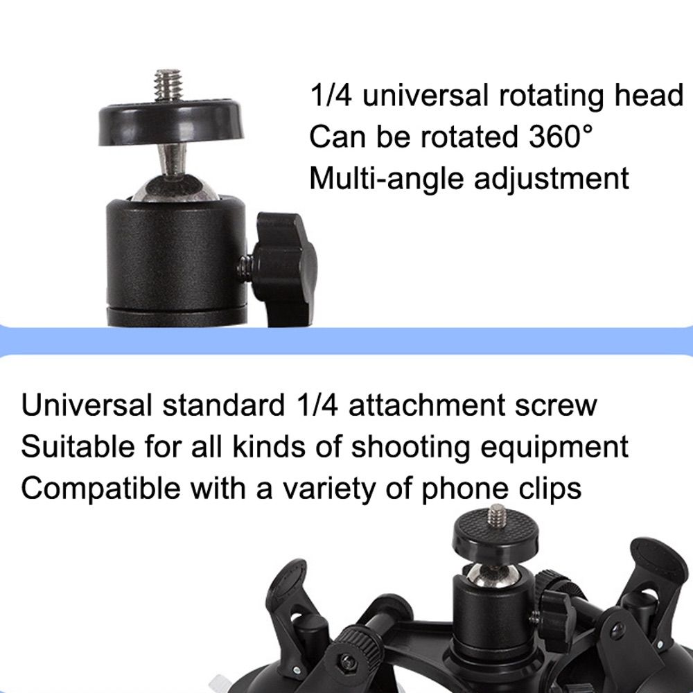 Video Shooting Suction Cup Vehicle Bracket for Vlogging