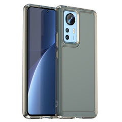 Xiaomi 12 Pro Case Candy Series Stylish - Transparent Grey