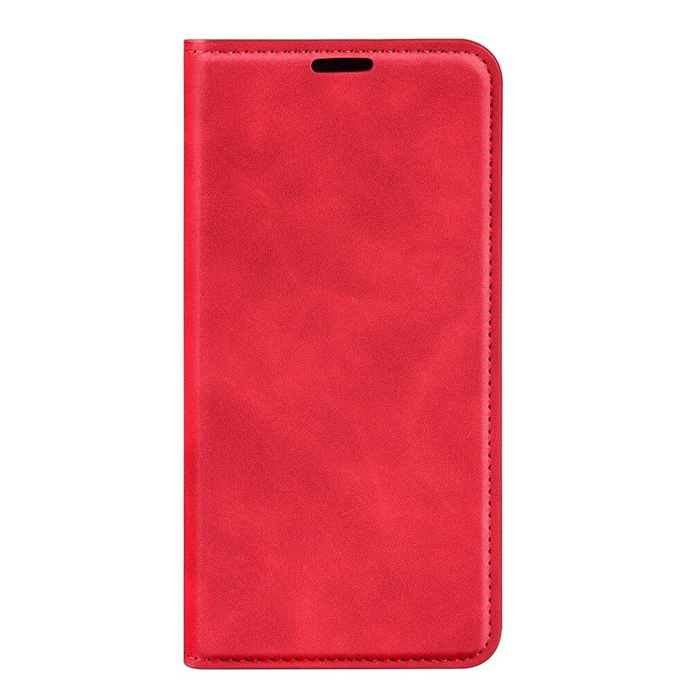 Xiaomi 12 Pro Case Flip PU Leather Magnetic - Red