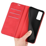 Xiaomi 12 Pro Case Flip PU Leather Magnetic - Red