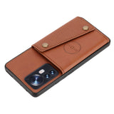 Xiaomi 12 Pro Case Double Buckle PU and TPU - Brown