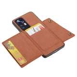 Xiaomi 12 Pro Case Double Buckle PU and TPU - Brown