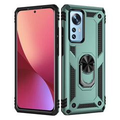 Xiaomi 12 Pro Case Shockproof Protective Armour - Dark Green