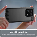 Xiaomi 13 Pro Case Shockproof Brushed Texture TPU - Black