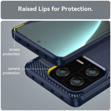 Xiaomi 13 Pro Case Made With Carbon Fiber TPU - Blue