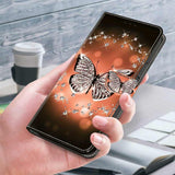 Xiaomi 13 Pro Case Shockproof PU Leather - Crystal Butterfly