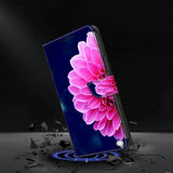 Xiaomi 13 Pro Case PU Leather Design Pink Petals