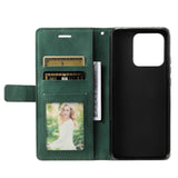 Xiaomi 13 Pro Case Classic Wallet Flip PU Leather - Green