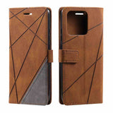 Xiaomi 13 Pro Case Magnetic PU Leather Flip Wallet - Brown