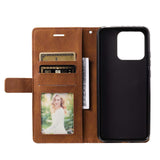 Xiaomi 13 Pro Case Magnetic PU Leather Flip Wallet - Brown