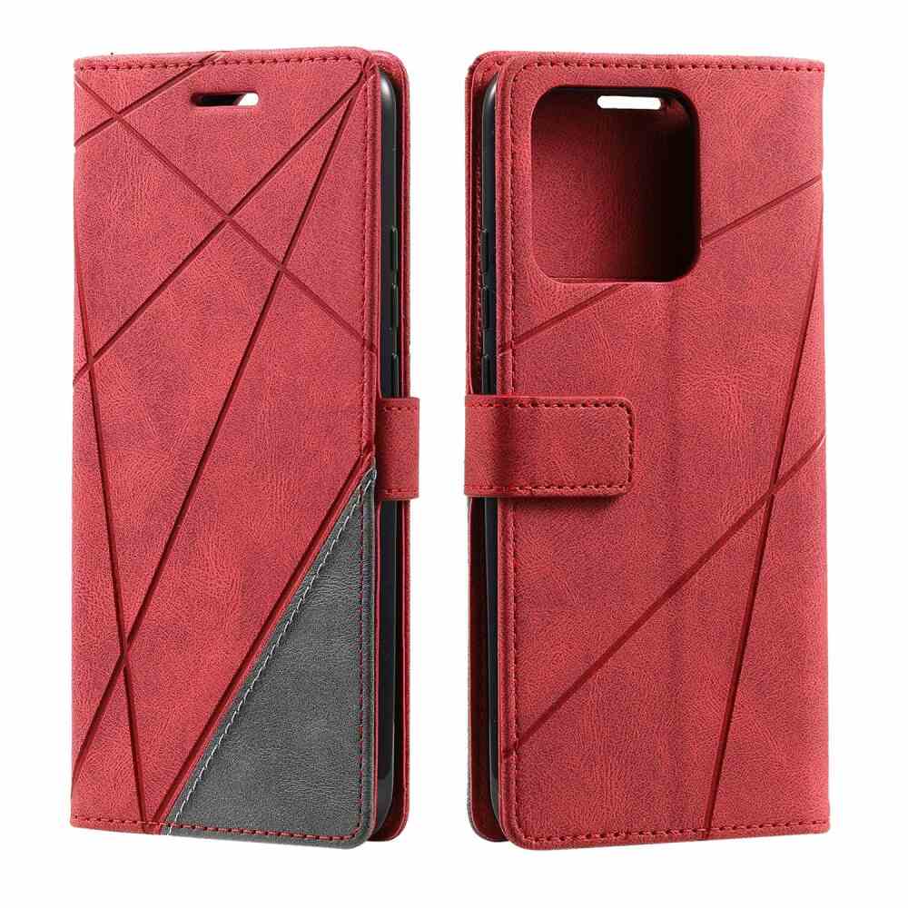 Xiaomi 13 Pro Case Magnetic PU Leather Flip Wallet - Red