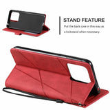 Xiaomi 13 Pro Case Magnetic PU Leather Flip Wallet - Red