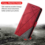 Xiaomi 13 Pro Case Magnetic PU Leather Flip Wallet - Red