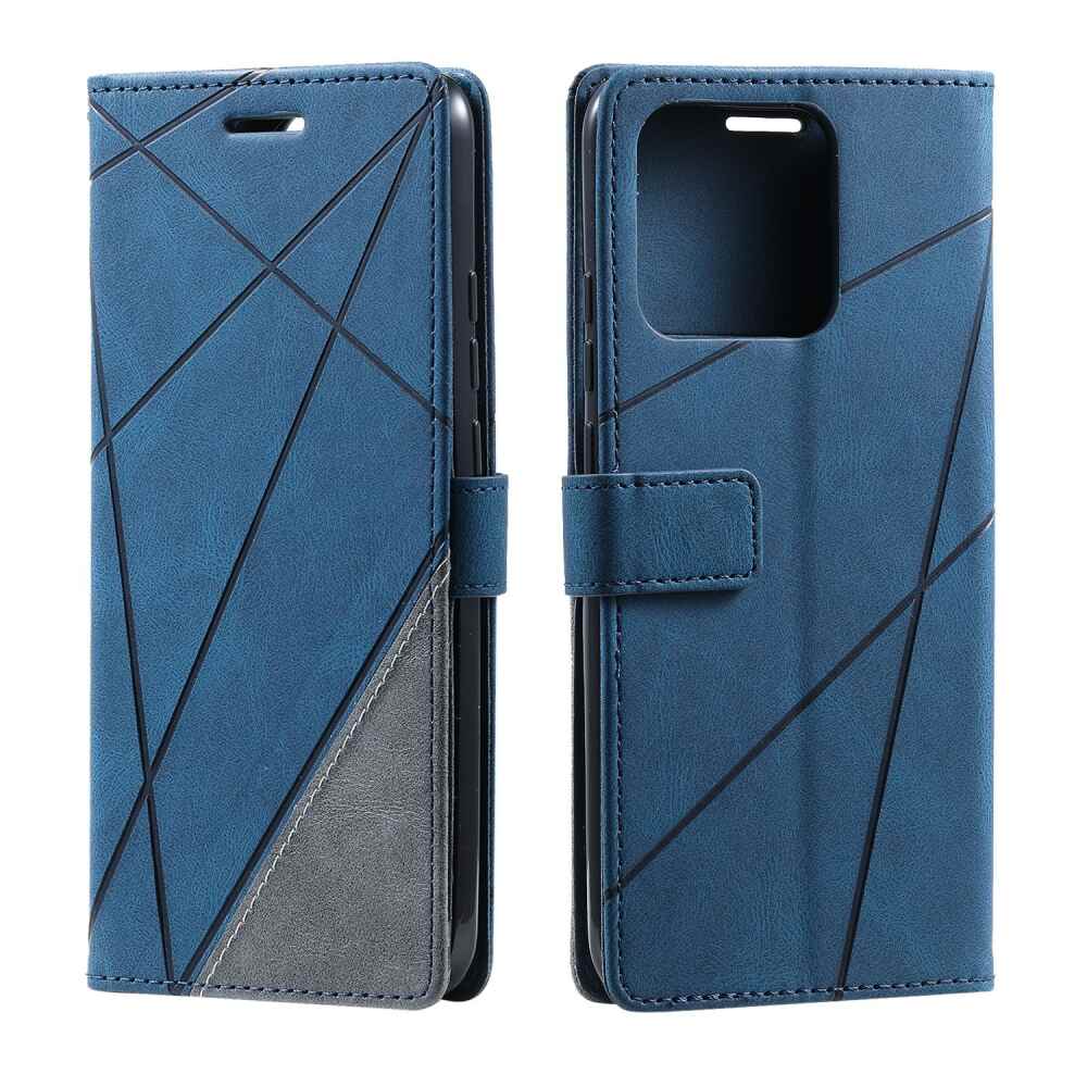 Xiaomi 13 Pro Case Magnetic PU Leather Flip Wallet - Blue