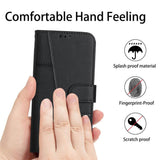 Xiaomi 13 Pro Case Protective Stitching Calf Texture - Black