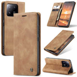 Xiaomi 13 Pro Case Snug-fitting Secure Grip Wallet - Brown