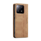 Xiaomi 13 Pro Case Snug-fitting Secure Grip Wallet - Brown