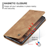 Xiaomi 13 Pro Case Snug-fitting Secure Grip Wallet - Brown