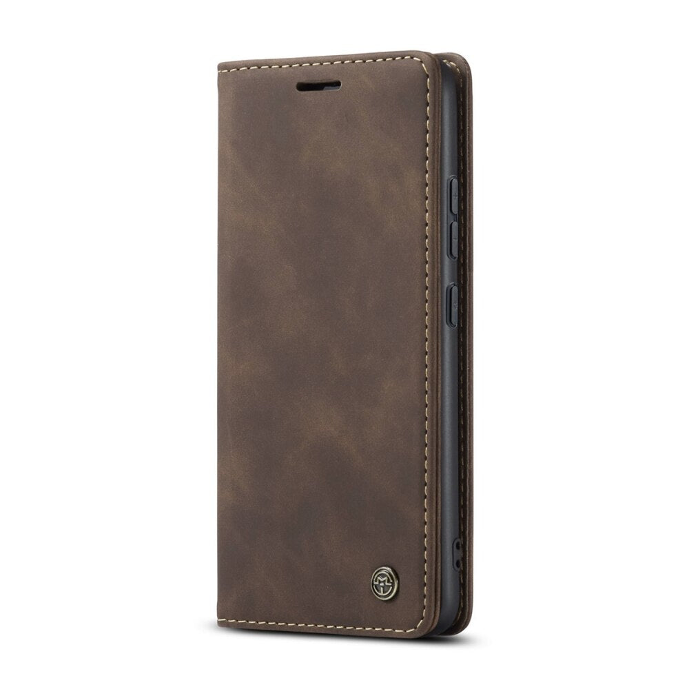 Xiaomi 13 Pro Case Secure Magnetic PU Leather - Coffee