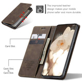 Xiaomi 13 Pro Case Secure Magnetic PU Leather - Coffee