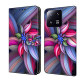 Xiaomi 13 Pro Case Shockproof PU Leather - Colorful Flower